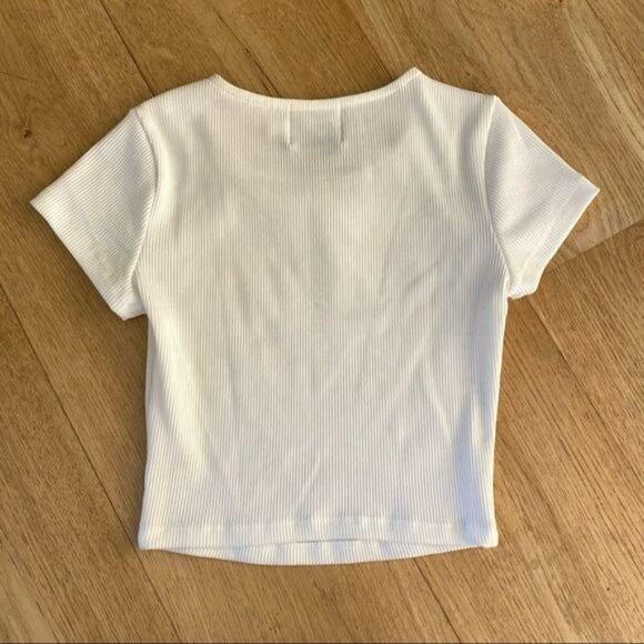 Princess Polly Game Over Tee in White - Picture 2 of 7